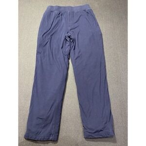 Dude Robe Pants Men's Small / medium Blue Navy Lined Pockets Lounge Casual‎